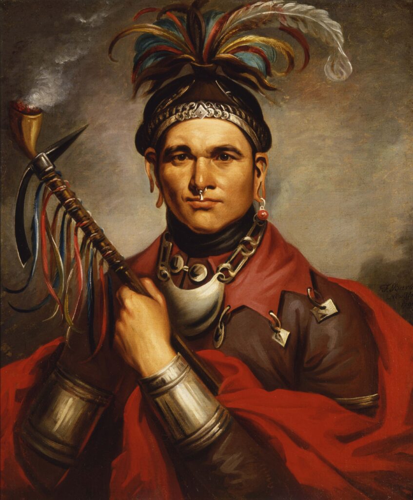 Gayë́twahgehKi On Twog Ky (also known as Cornplanter). Painting by F. Bartoli, 1796. Credit: The New York Historical http://www.nyhistory.org
