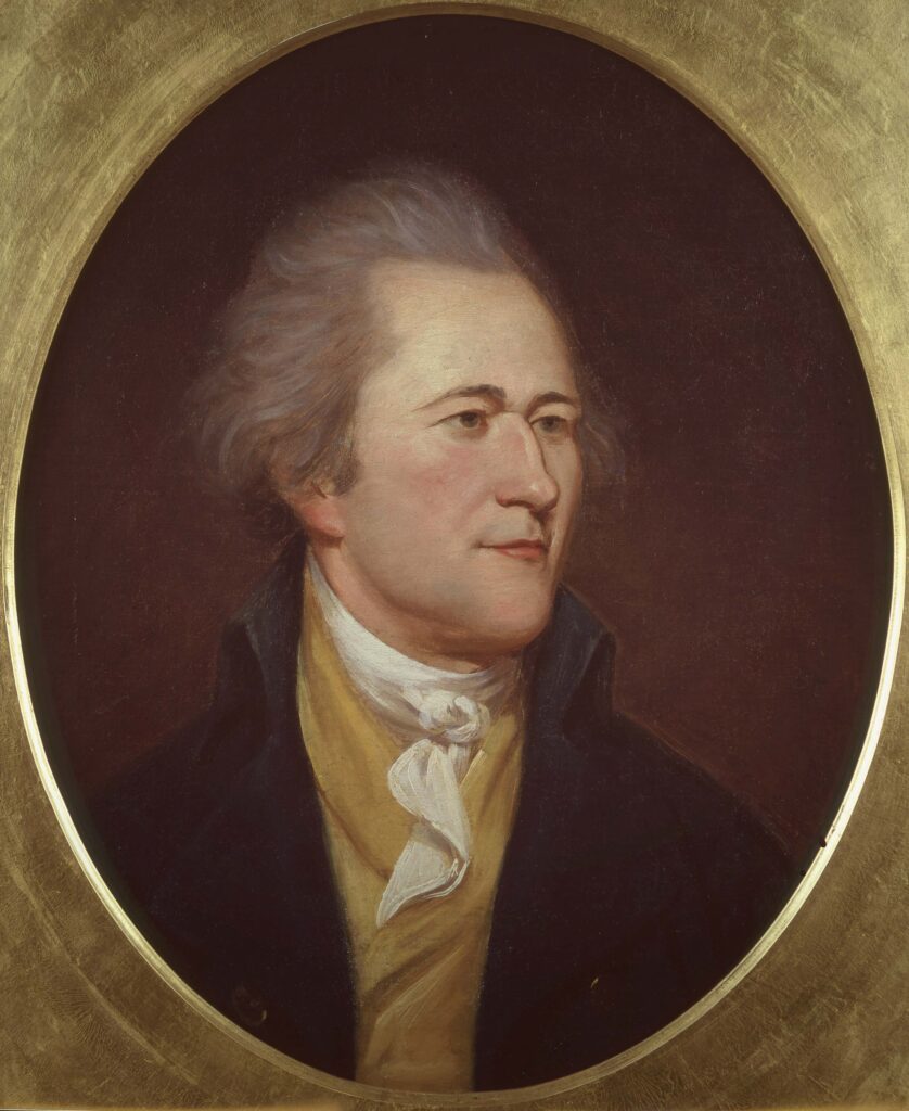 Alexander Hamilton. Painting by Charles Willson Peale, ca. 1790-1795. Credit: Independence National Historical Park, National Park Service