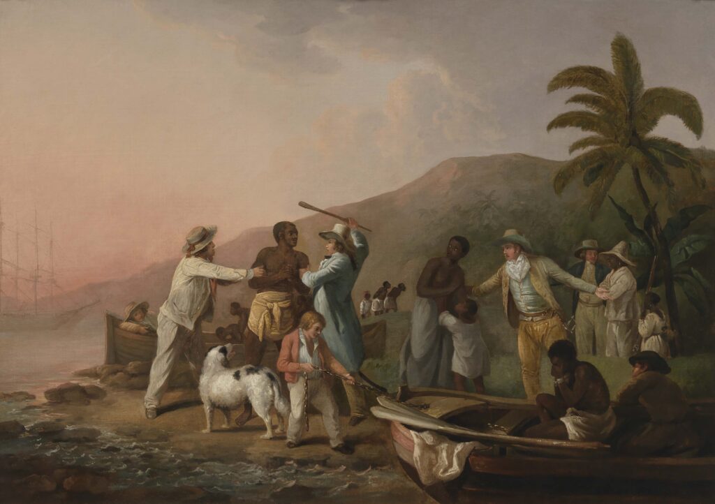 Slave Trade (Execrable Human Traffick, or The Affectionate Slaves). Painting by George Morland, 1788. Credit: Smithsonian National Museum of African American History and Culture
