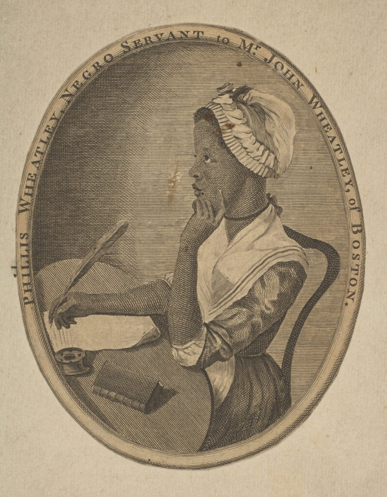 Phillis Wheatley. Attributed to Scipio Moorhead, 1773. Credit: The Metropolitan Museum of Art.