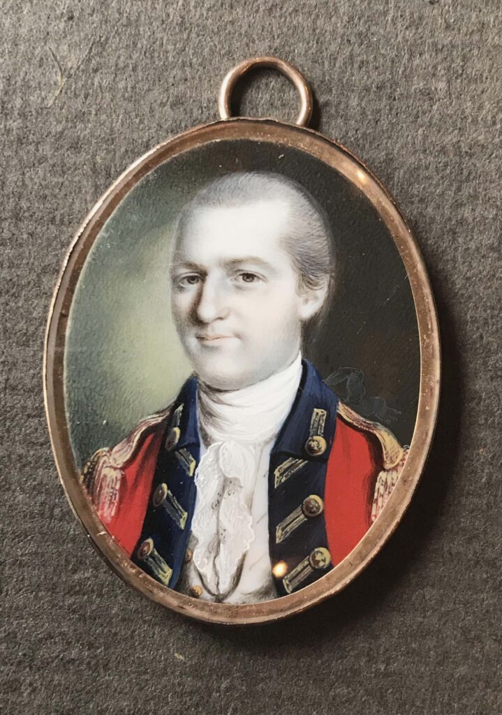"Benedict Arnold. Painting by John Ramage, 1780-1782. Credit: Christopher Bryant"